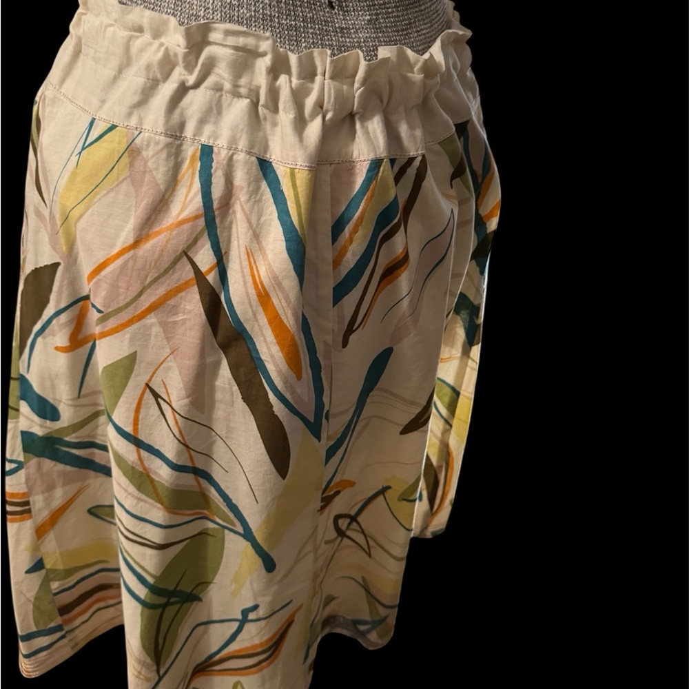 Cabi Colorful  Paper Bag Cotton   Skirt - Picture 6 of 11
